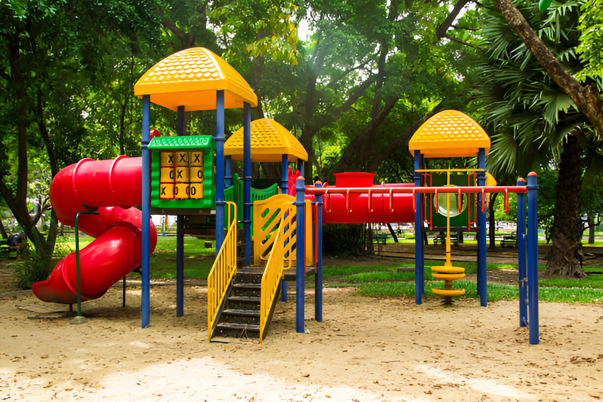 Playground for kids in community